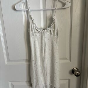 Lovely Day White Mini Dress